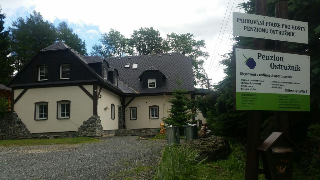 Penzion Ostruznik Ostružná Kültér fotó